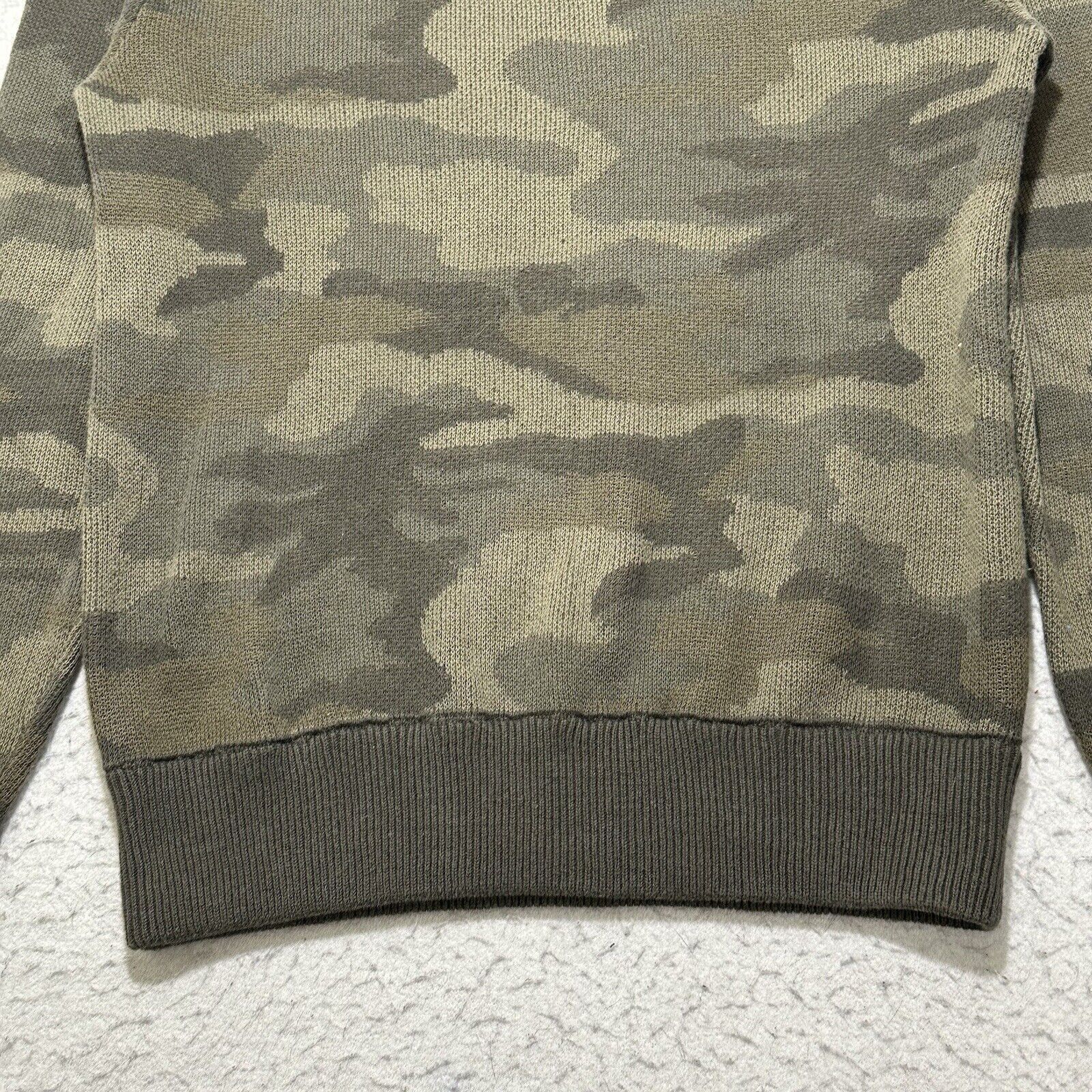 Mossimo Mossimo Small Green Camo Cotton Pullover Tight Knit Sweater Size US S / EU 44-46 / 1 - 5 Thumbnail