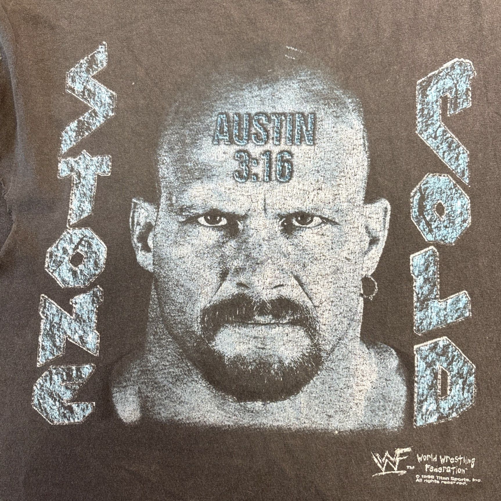 Vintage VINTAGE Titan Stone Cold Steve Austin T Shirt Men XL Black Sleeveless 90s Sports Mens Size US XL / EU 56 / 4 - 2 Thumbnail