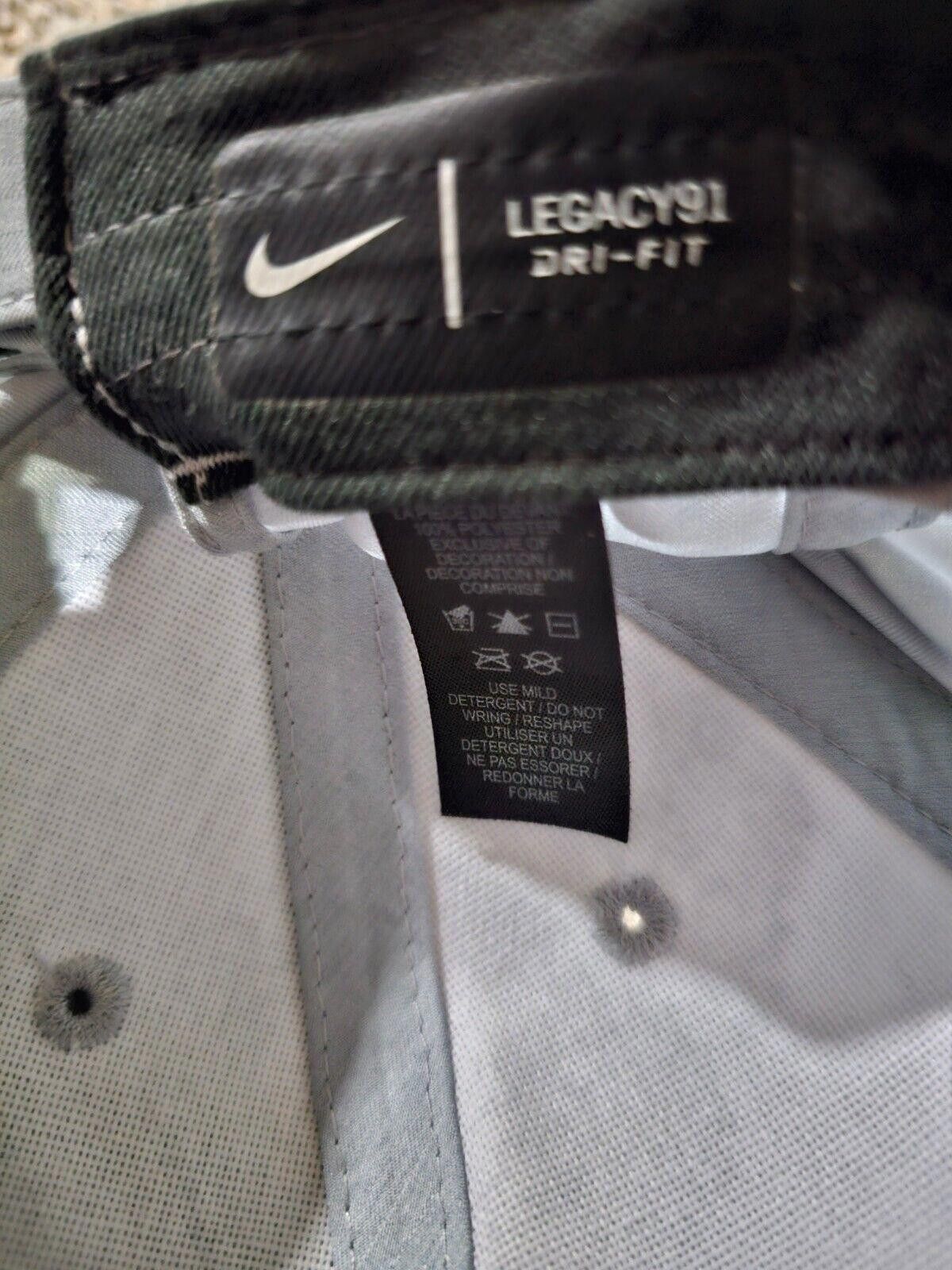 Nike Nike Golf Hat Strapback Gray Lightweight Legacy91 Size ONE SIZE - 7 Thumbnail