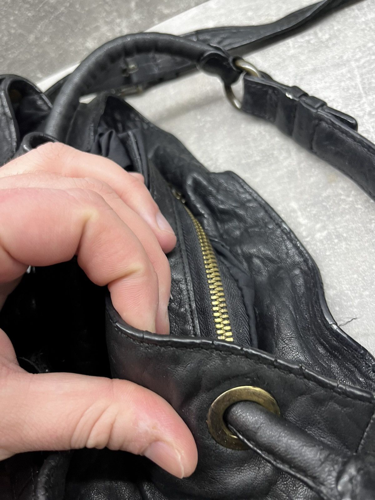 Alexander Wang × Japanese Brand × Leather alexander wang leather avant gard bag Size ONE SIZE - 5 Thumbnail
