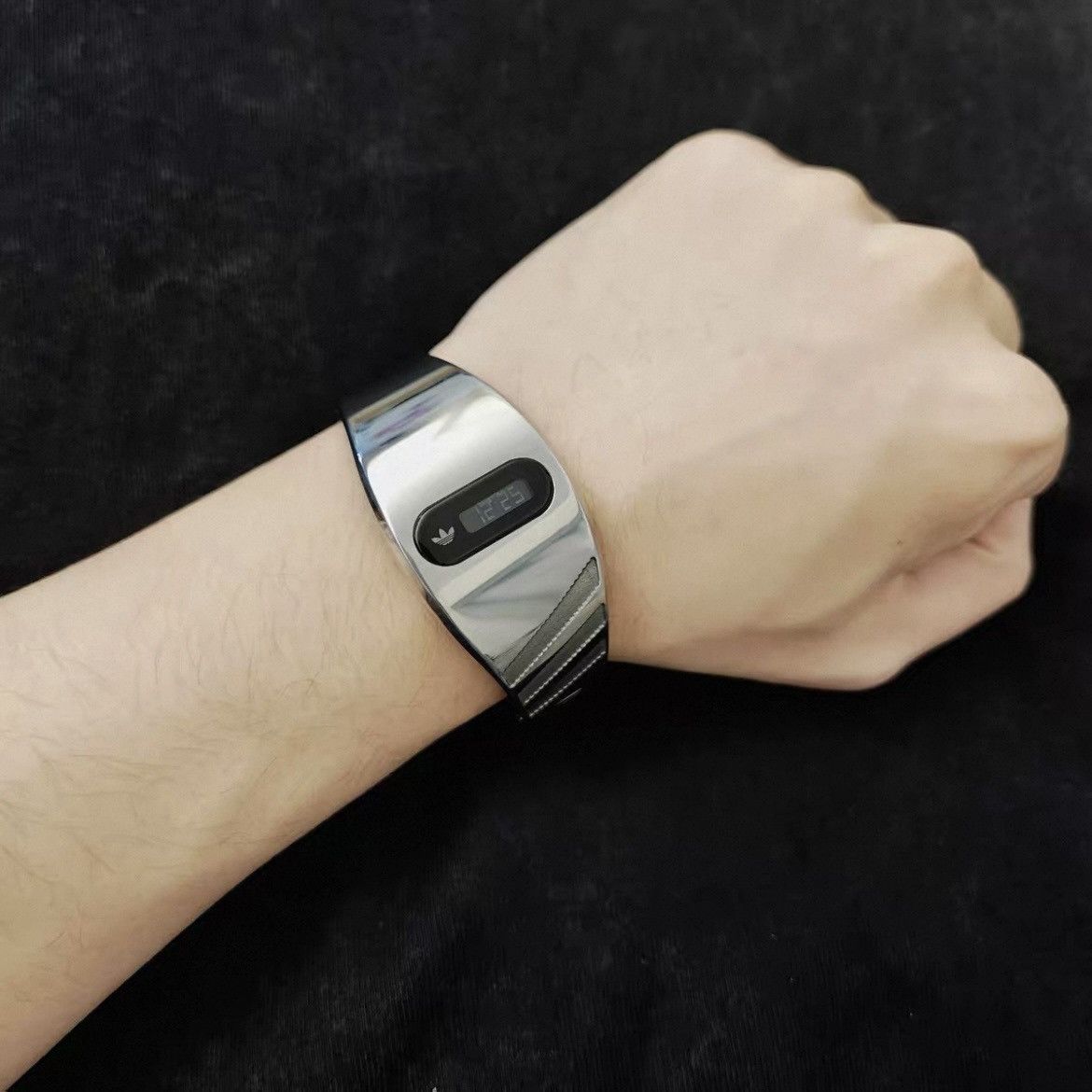 Adidas Vintage adidas Digital Bracelet Watch – Chrome Finish Size ONE SIZE - 1 Thumbnail