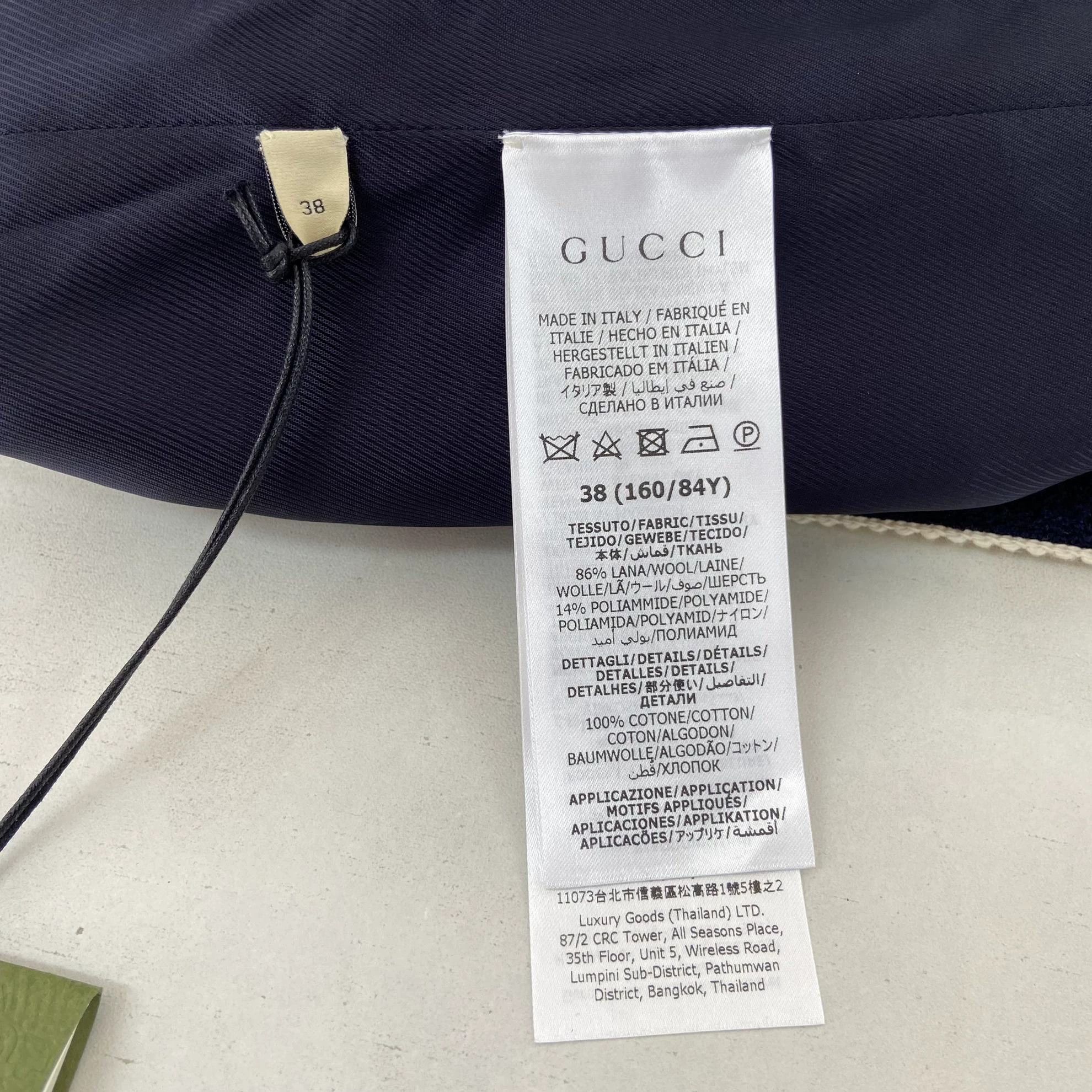 Gucci Gucci blue vest EU38 new with tags Size XS / US 0-2 / IT 36-38 - 6 Thumbnail