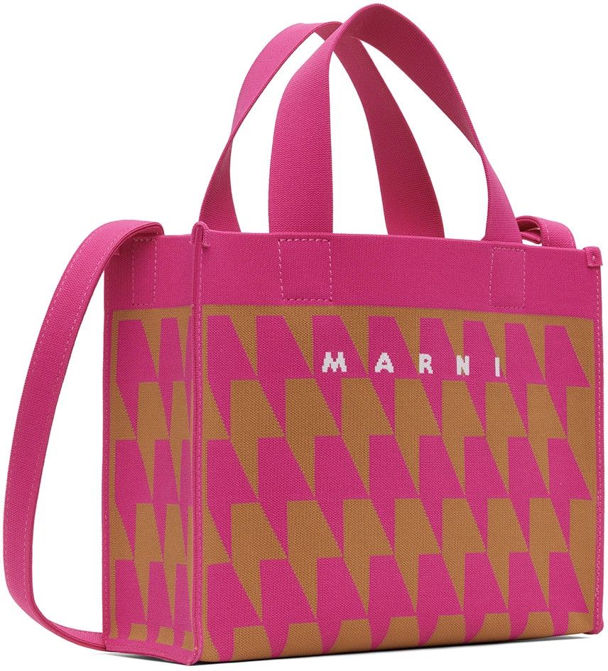 Marni o1y1125 Size : OS / Handbag in Fuchsia/Beige Size ONE SIZE - 3 Thumbnail