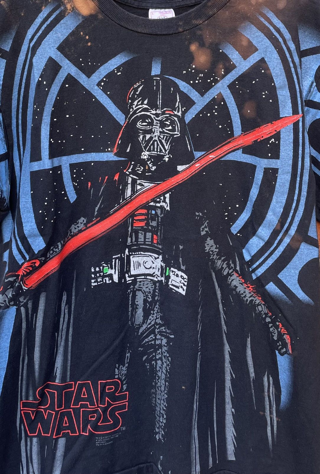 Delta Vintage 1995 Delta Star Wars Darth Vader Big Graphic T Shirt Size US L / EU 52-54 / 3 - 4 Thumbnail
