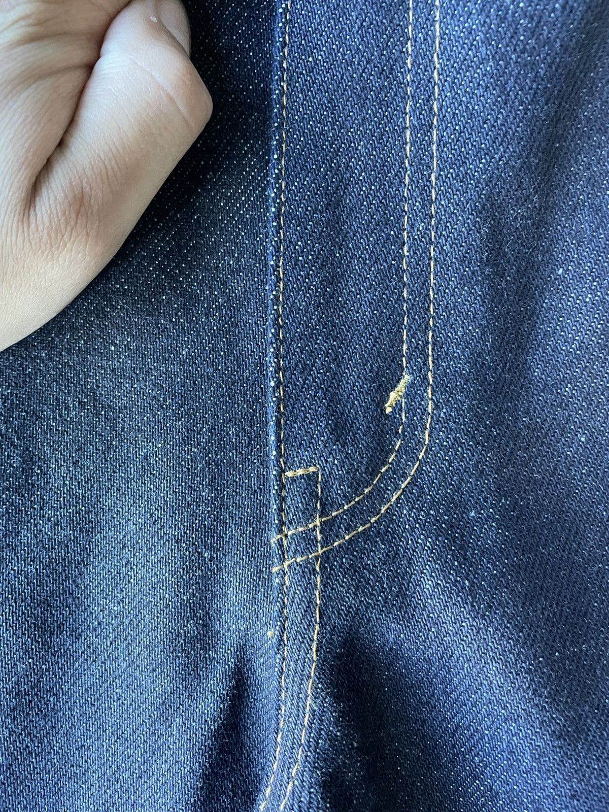 Warren Lotas VERY CLEAN WARREN LOTAS SABATA DENIM RAW INDIGO PANT SIZE 34 Size US 34 / EU 50 - 9 Thumbnail