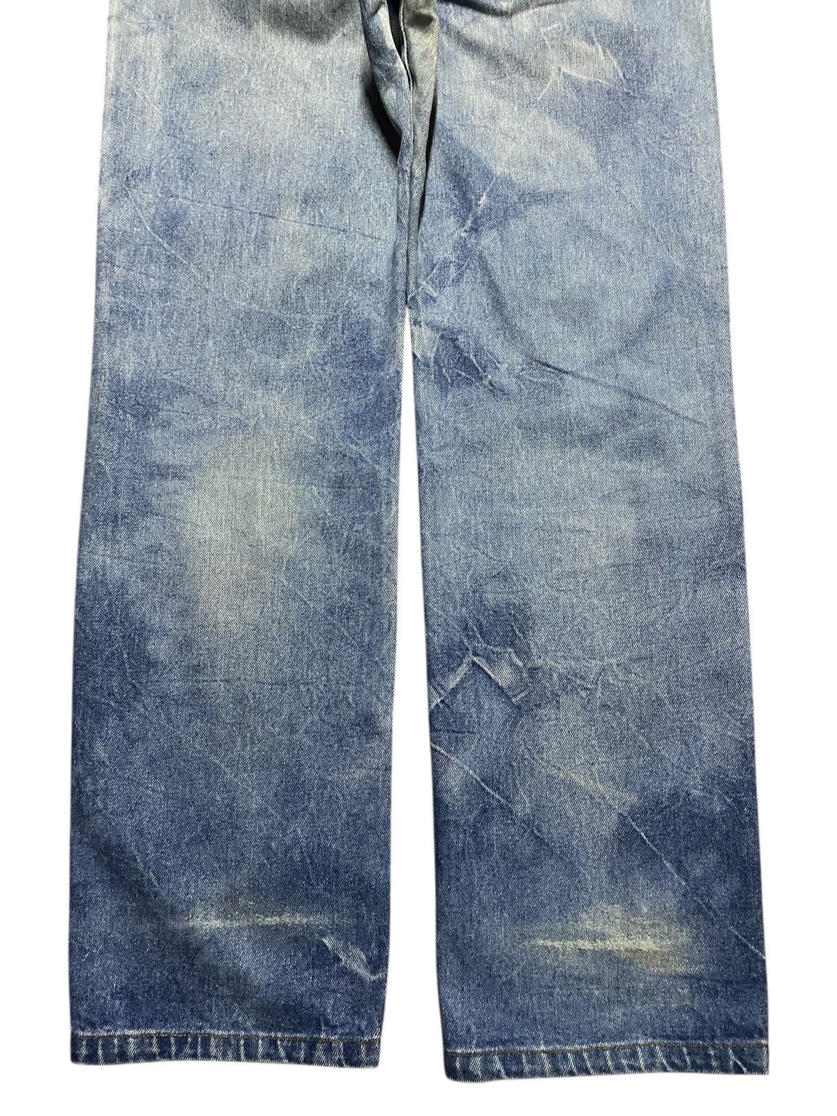 Japanese Brand Vintage Japanese Brand Bleach Distressed Loose Jeans Size US 31 - 6 Thumbnail