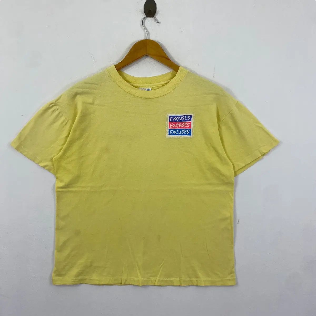 Other Vintage 90's LATE EXCUSE SHIRT Humor Funny Tee Shirt Size US M / EU 48-50 / 2 - 3 Thumbnail