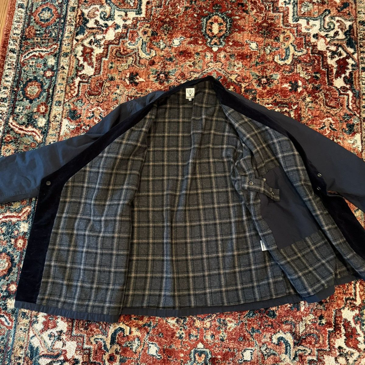 South2 West8 South2west8 asymmetrical wrap jacket Size US M / EU 48-50 / 2 - 3 Thumbnail