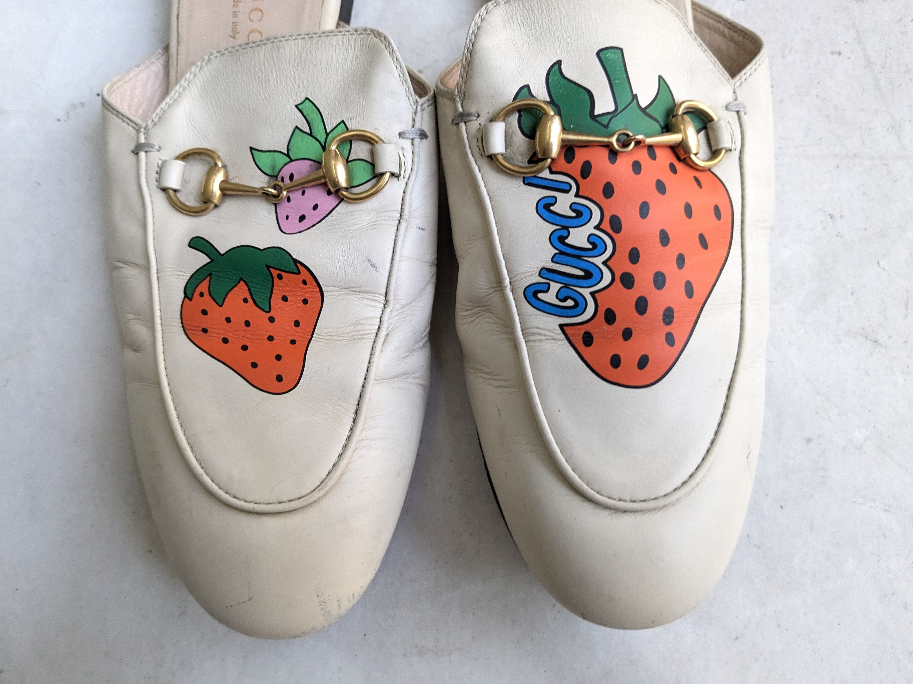 Gucci Gucci Horsebit Loafers 8 38 Mules Princetown Strawberry Size US 8 / IT 38 - 4 Thumbnail