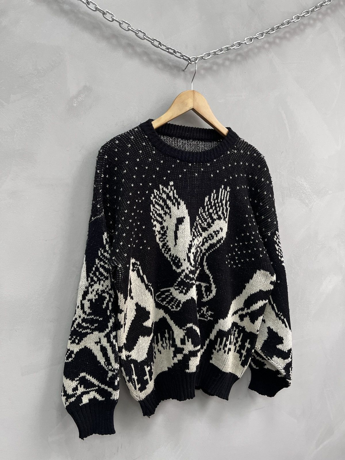 Coogi Vintage eagle sweater hysteric glamour style y2k Size US M / EU 48-50 / 2 - 2 Thumbnail