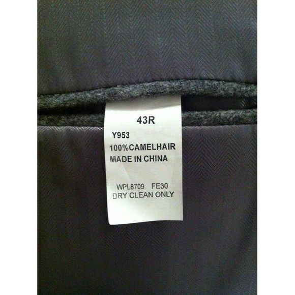 Club Room CLUB ROOM MEN'S 100%CAMELHAIR SPORT COAT JACKET BLAZER 43R Size 42R - 9 Thumbnail