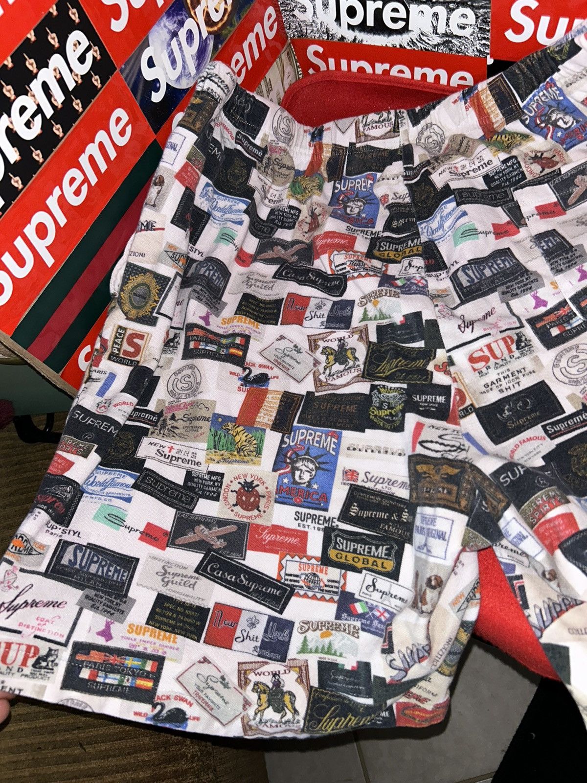 Supreme Supreme Labels Pique Short SS21 size XL Shorts Size US 36 / EU 52 - 8 Thumbnail