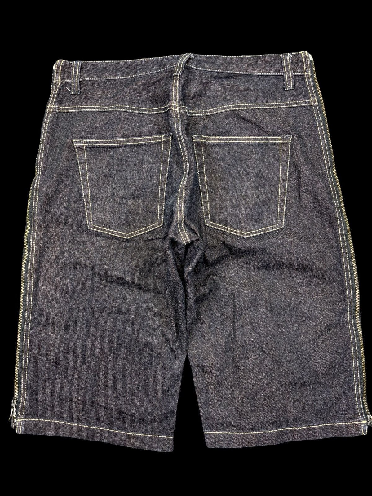 PPFM 💥Archival💥PPFM Full Zipper Short Denim K38 Size US 33 - 2 Thumbnail