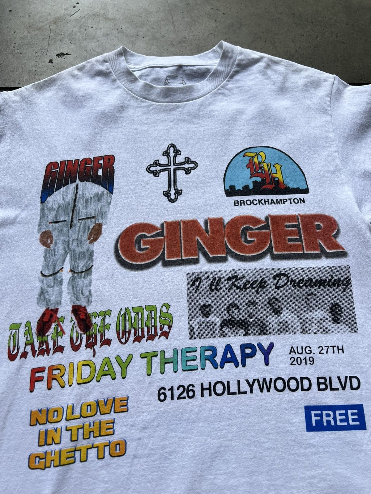 Vintage 2019 Brockhampton Friday Therapy Rap Tee Shirt Jpegmafia Size US M / EU 48-50 / 2 - 3 Thumbnail