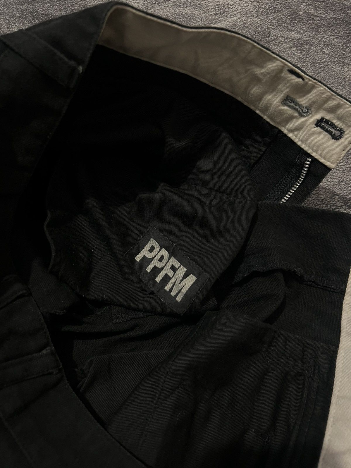 PPFM PPFM Duck Canvas Wide Black Pants Size US 30 / EU 46 - 7 Thumbnail