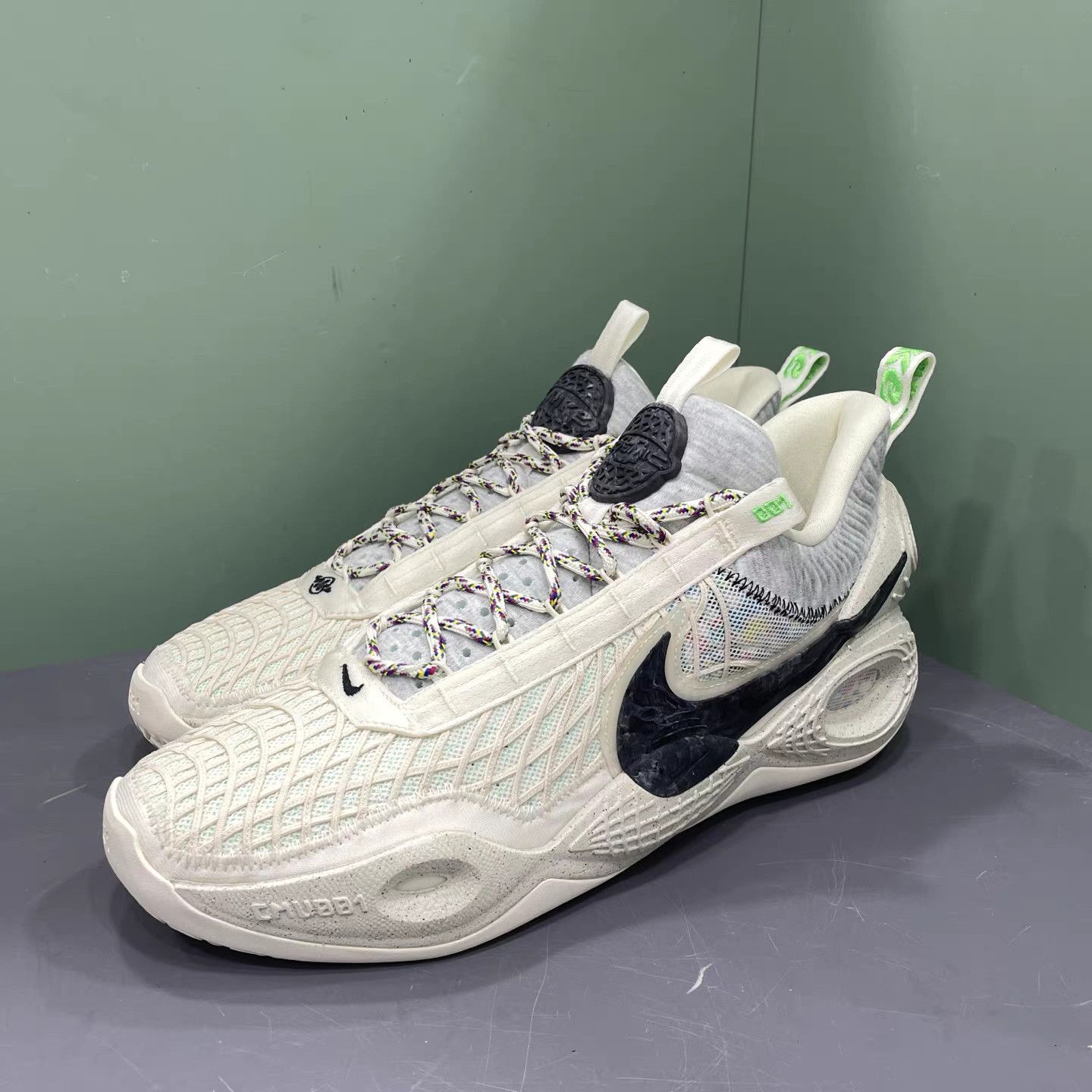 Nike Nike Cosmic Unity 1 "Trash" Off-White Basketball Shoes K15 Size US 14 / EU 47 - 1 Thumbnail