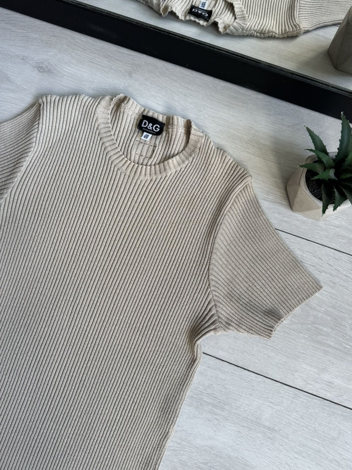 Dolce & Gabbana Vintage Dolce & Gabbana Knitted T-shirt Size M / US 6-8 / IT 42-44 - 7 Thumbnail