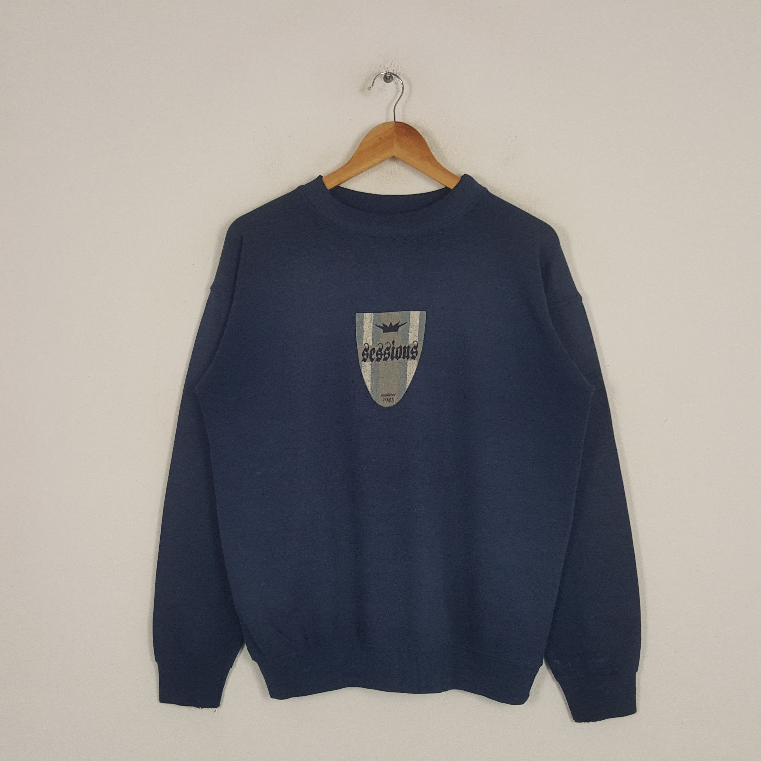 Sessions × Vintage Vintage Sessions Skateboard Streetwear Sweatshirt Size US M / EU 48-50 / 2 - 1 Thumbnail