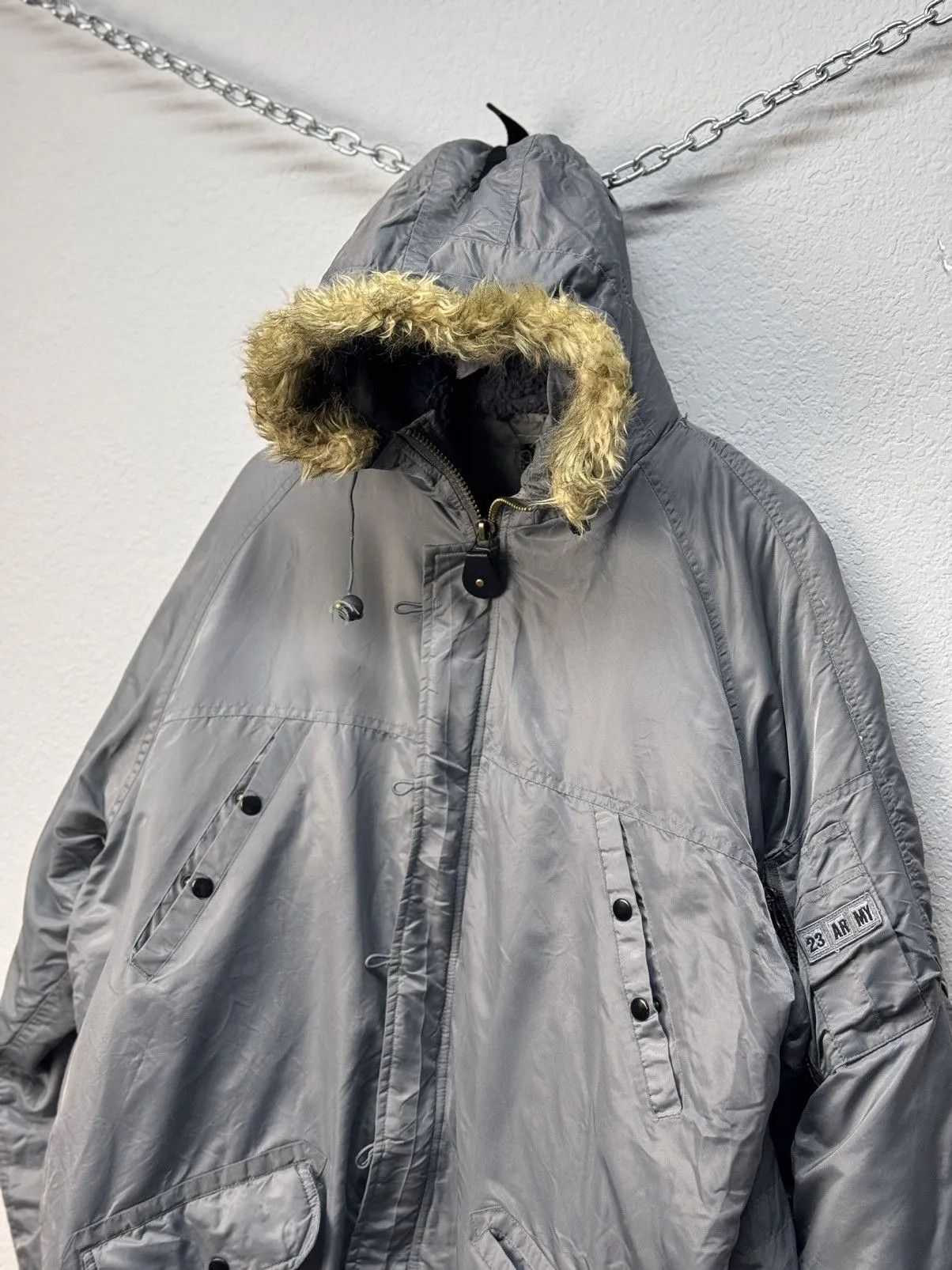 If Six Was Nine Avant Garde If Six Was Nine Style Jacket Fur Hood MA1 Size US XL / EU 56 / 4 - 3 Thumbnail