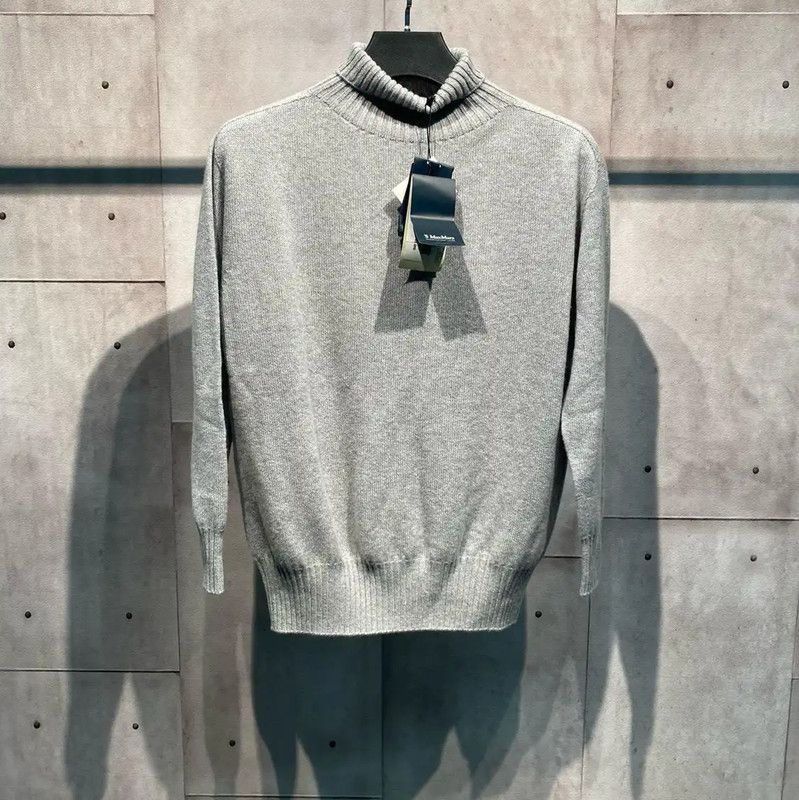 MaxMara Gray Cashmere Turtleneck Sweater for Women 0089