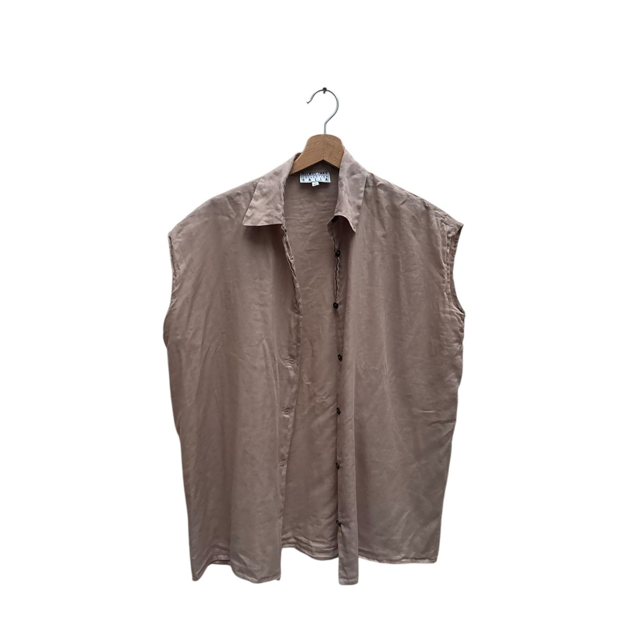 Helmut Lang Brown Cotton Shirt Size L / US 10 / IT 46 - 2 Thumbnail