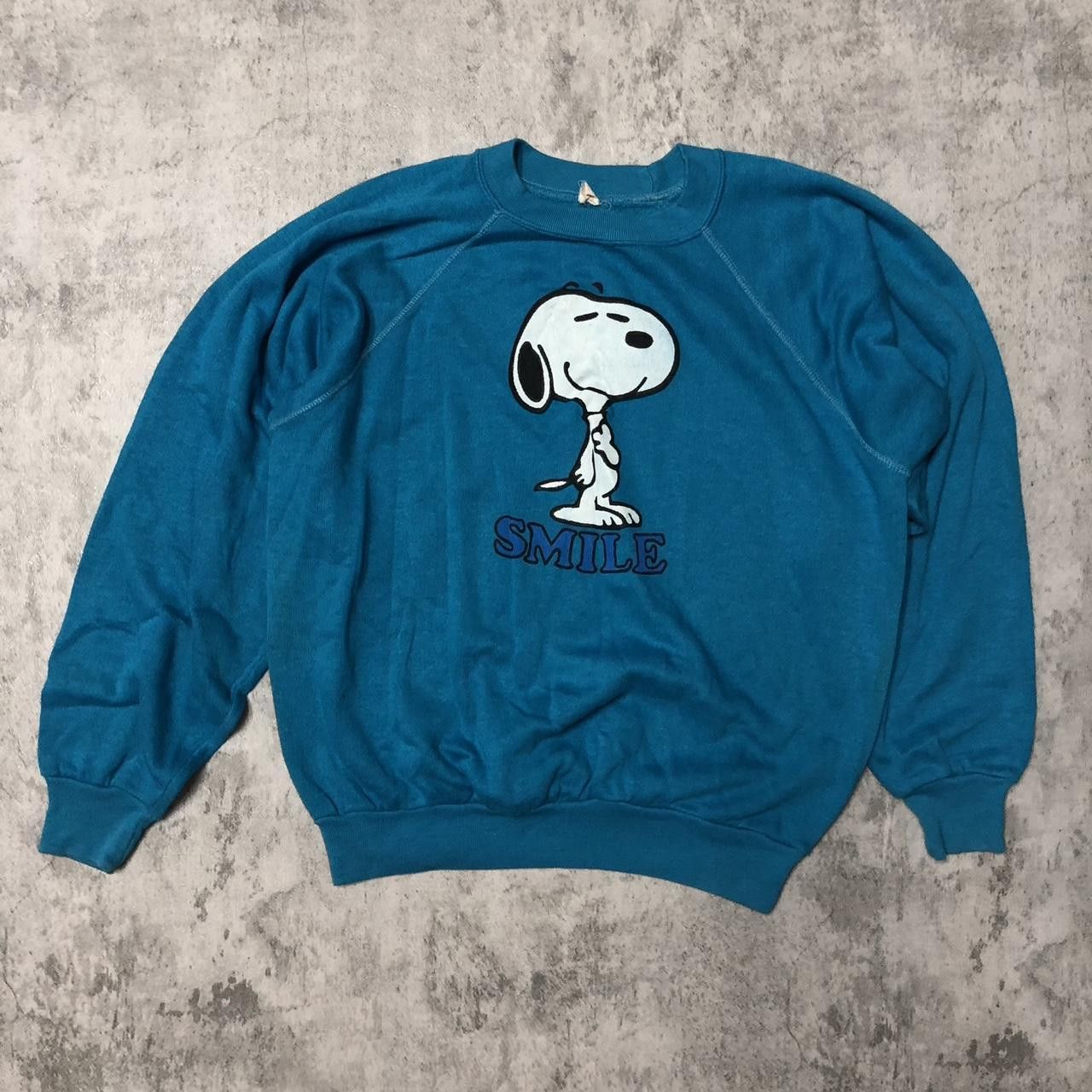 Other Blue Snoopy crewneck sweatshirt #Snoopy Size US M / EU 48-50 / 2 - 1 Thumbnail