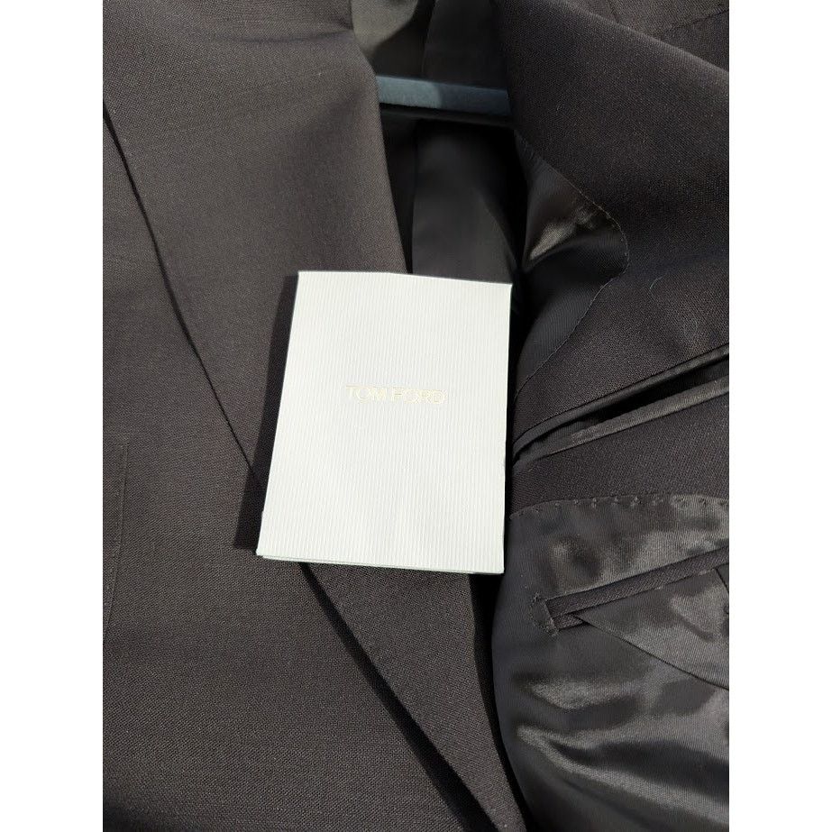 Tom Ford o1rshd1 Blazer Jacket in Bitter Chocolate Size US S / EU 44-46 / 1 - 18 Thumbnail