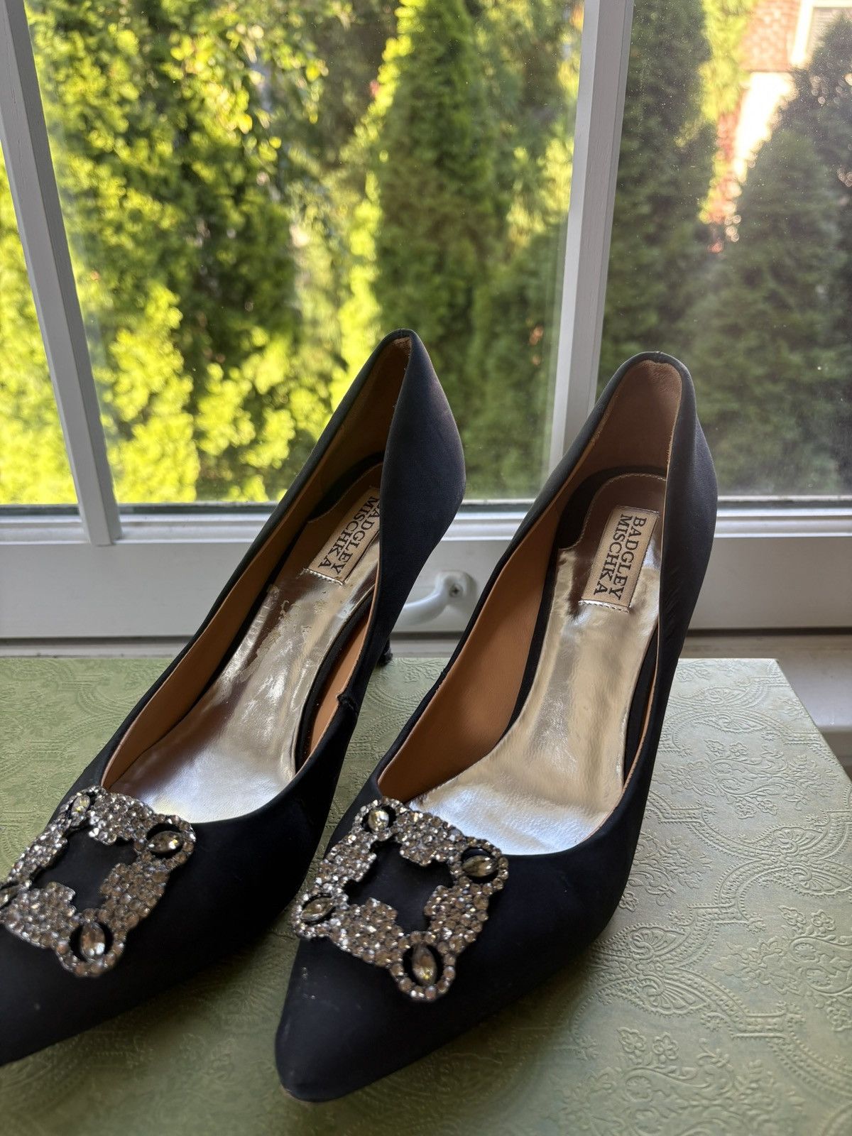 Badgley Mischka Badgley Mischka Collection Cher Crystal Pump heels Size US 8.5 / IT 38.5 - 2 Thumbnail