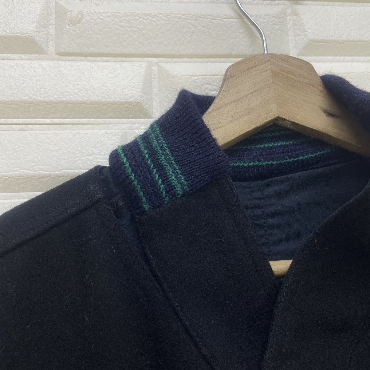CLOSED × Marithe + Francois Girbaud Vtg Closed Marithe Francois Girbaud Wool Reversible Jacket Size US L / EU 52-54 / 3 - 17 Thumbnail