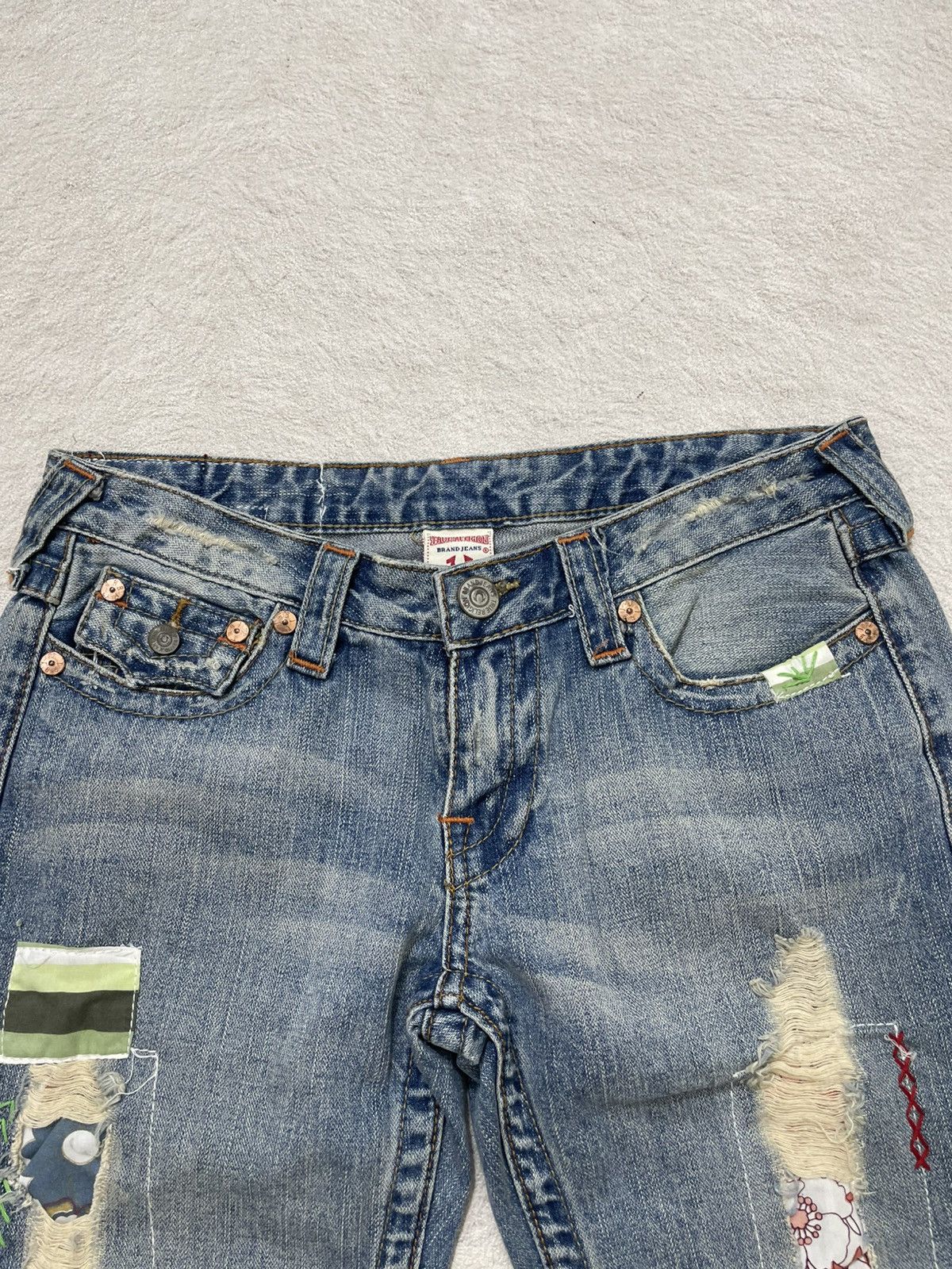 Diesel 2000s True Religion Flare Denim Patchwork Y2K Ifsix Hysteric Size 30" / US 8 / IT 44 - 5 Thumbnail