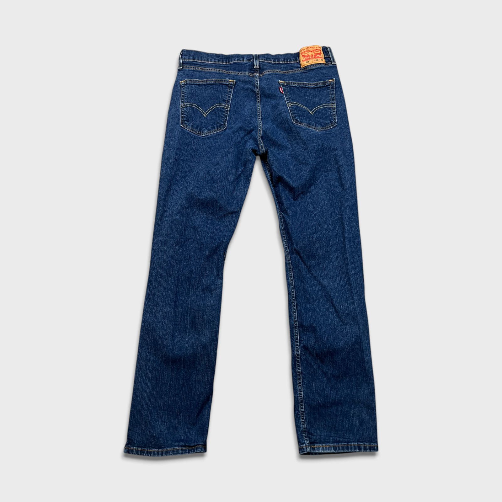 Levi's × Vintage Levi's 514 Jeans 32x30 Blue Slim Straight Fit Mid Rise Denim Size US 36 / EU 52 - 5 Thumbnail