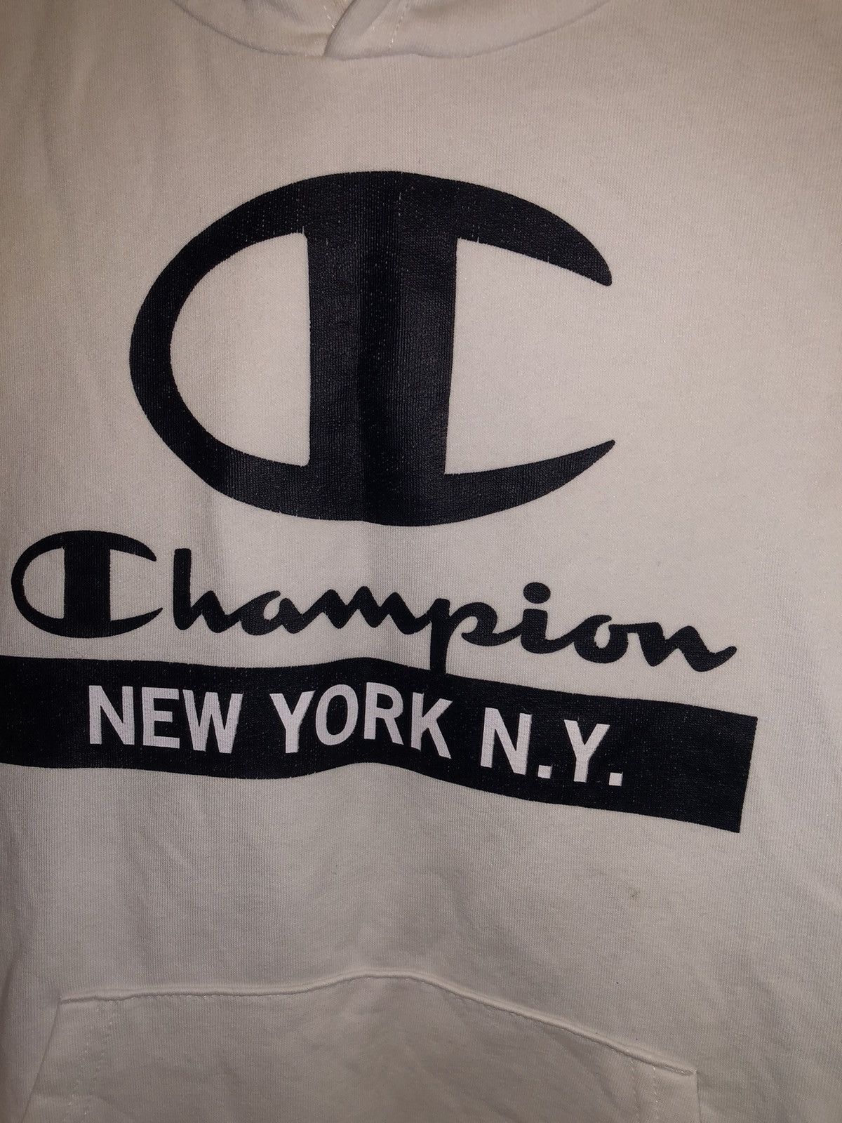 Champion × Vintage White Champion Hoodie Size US S / EU 44-46 / 1 - 2 Thumbnail
