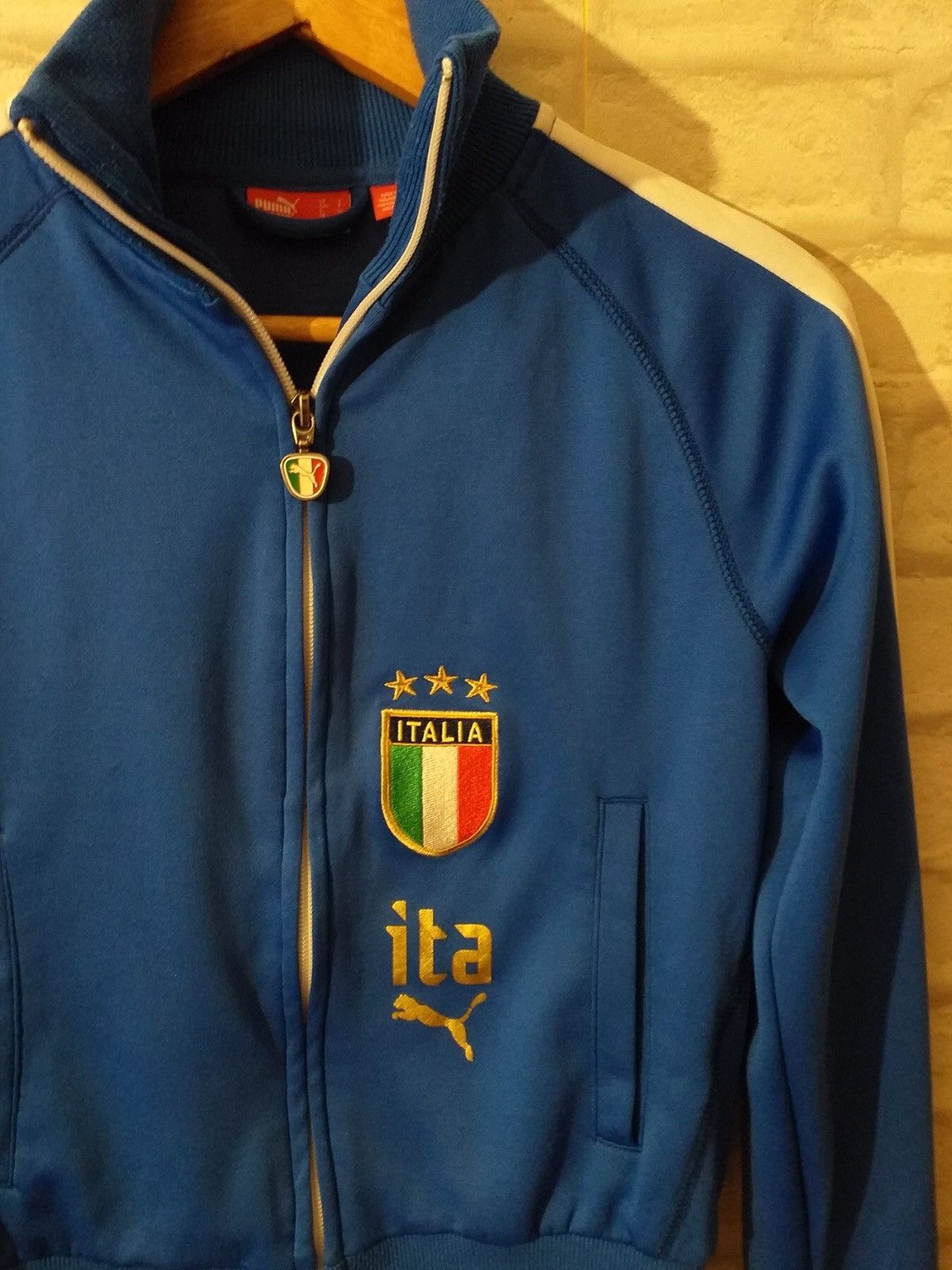 Puma Italy National Football Team Sweater 2004-2005 S Size S / US 4 / IT 40 - 3 Thumbnail
