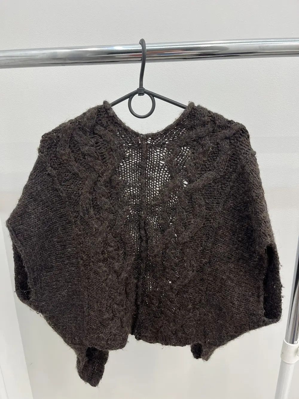 Sarah Pacini Sarah Pacini Wool Cardigan Cape Sweater Size M / US 6-8 / IT 42-44 - 2 Thumbnail