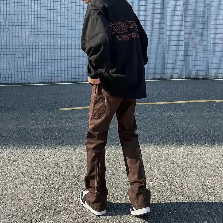 Japanese Brand Casual Pants Y2k High Street Zip Cargo Trousers Size US 30 / EU 46 - 6 Thumbnail