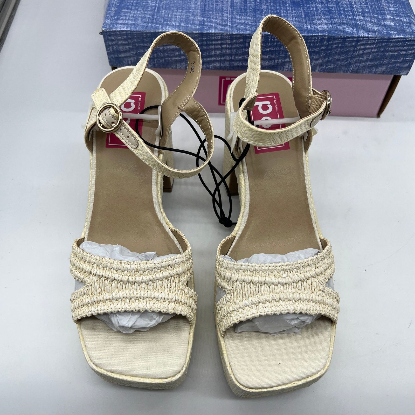 Other Pop Womens Applaud Heeled Sandals Natural Size US 9.5 / IT 39.5 - 4 Thumbnail