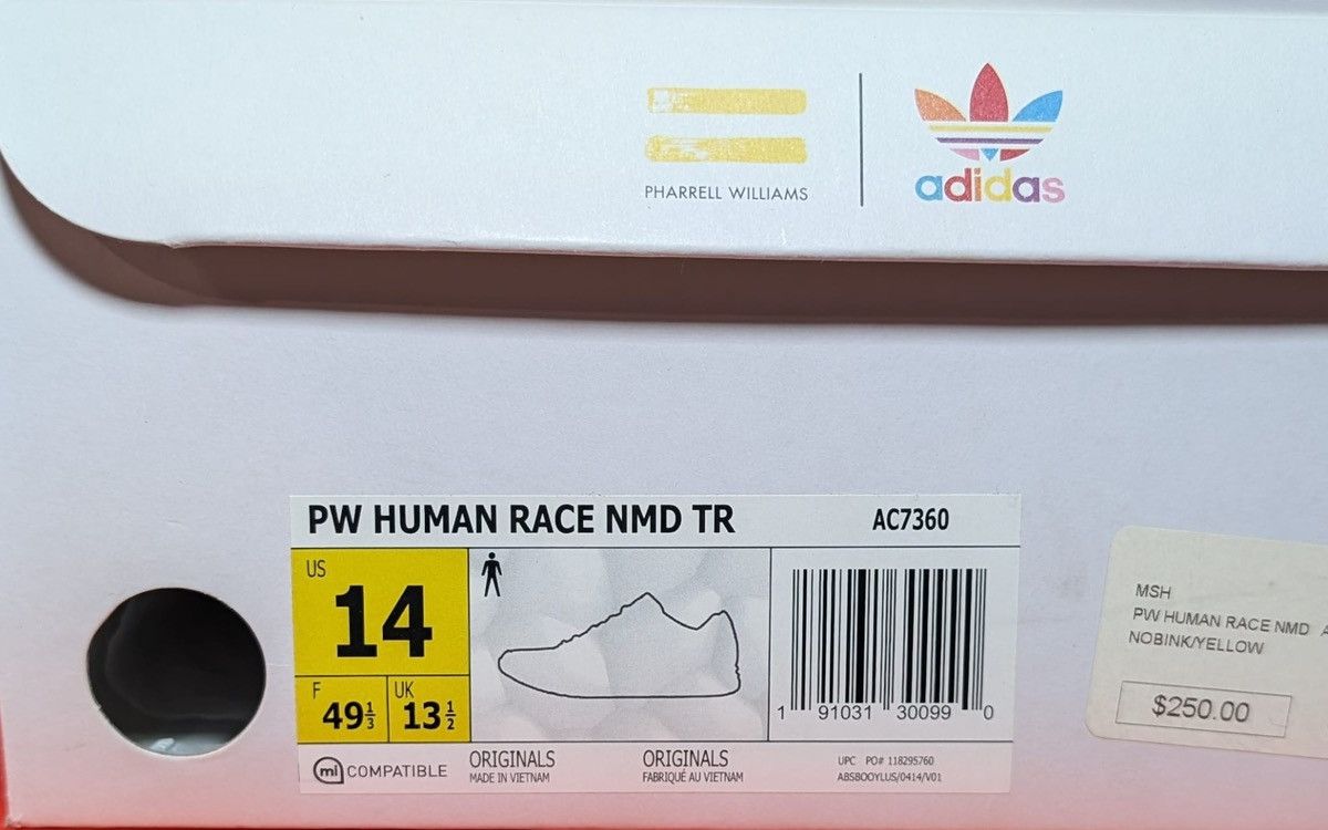 Adidas × Pharrell Size 14 - adidas Pharrell x NMD Trail Human Race Size US 14 / EU 47 - 7 Thumbnail