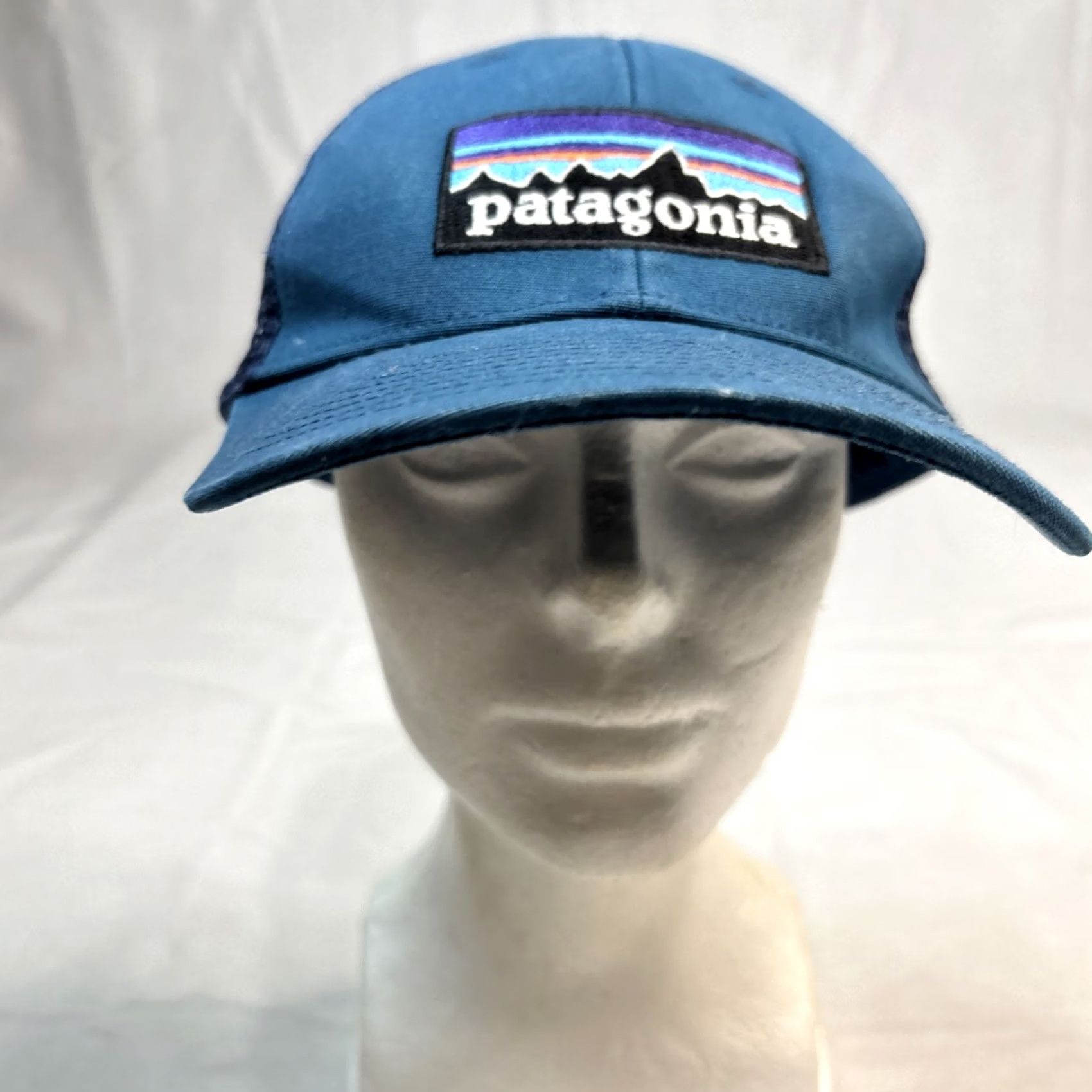 Patagonia PATAGONIA P6 Logo Lo-pro Trucker Cap Blue Hat Unisex Snapback Size ONE SIZE - 2 Thumbnail
