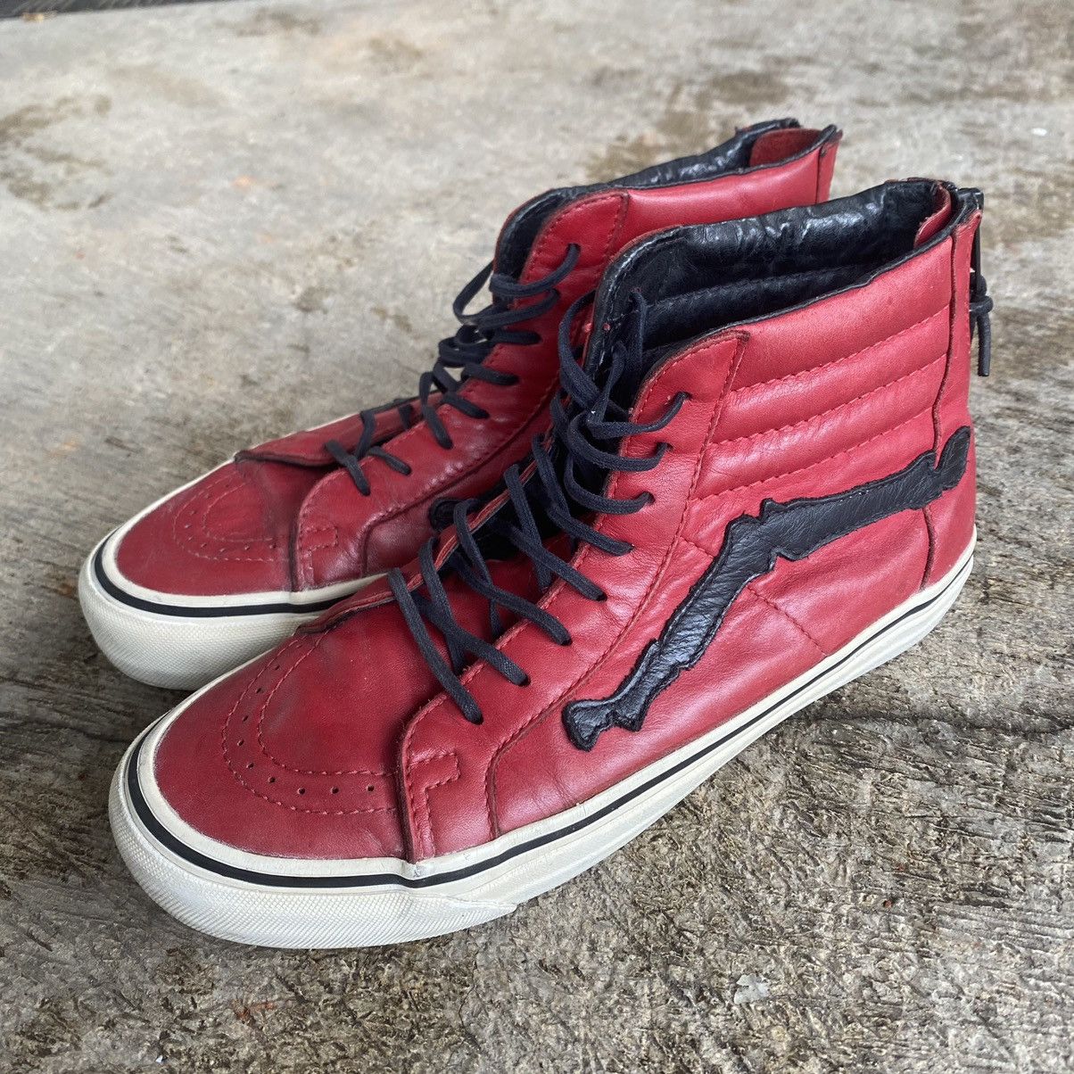 Blends X Vans Vault Sk8Hi Zip Lx Bones Chili Pepper