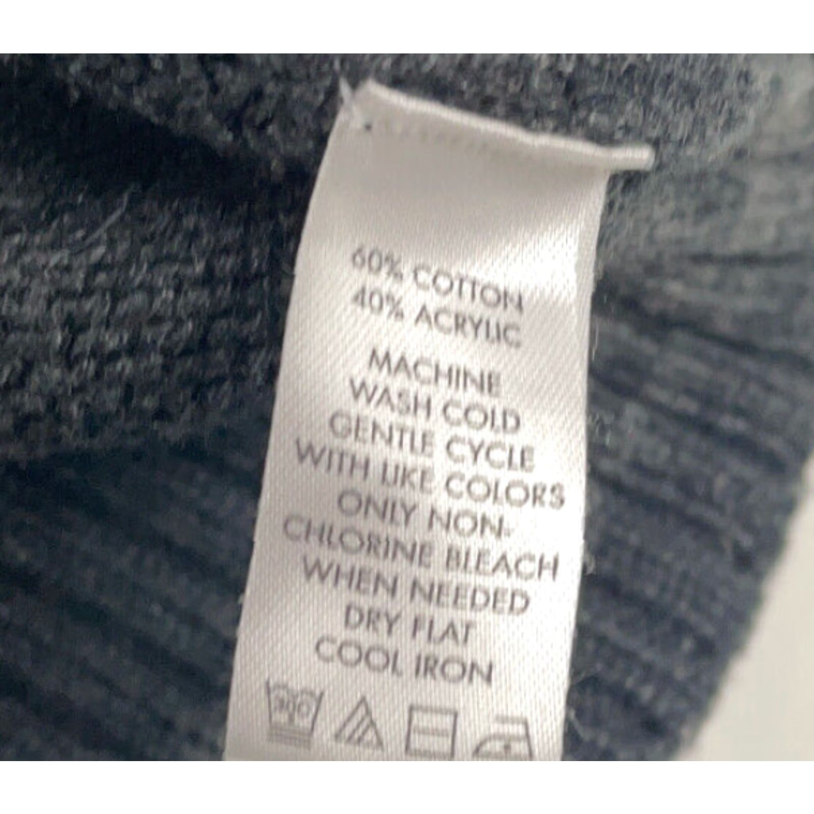 Calvin Klein VINTAGE Calvin Klein Cardigan Shirt Adult Medium Gray Diamond Knit Zip Fleece 90s Mens Size US M / EU 48-50 / 2 - 5 Thumbnail