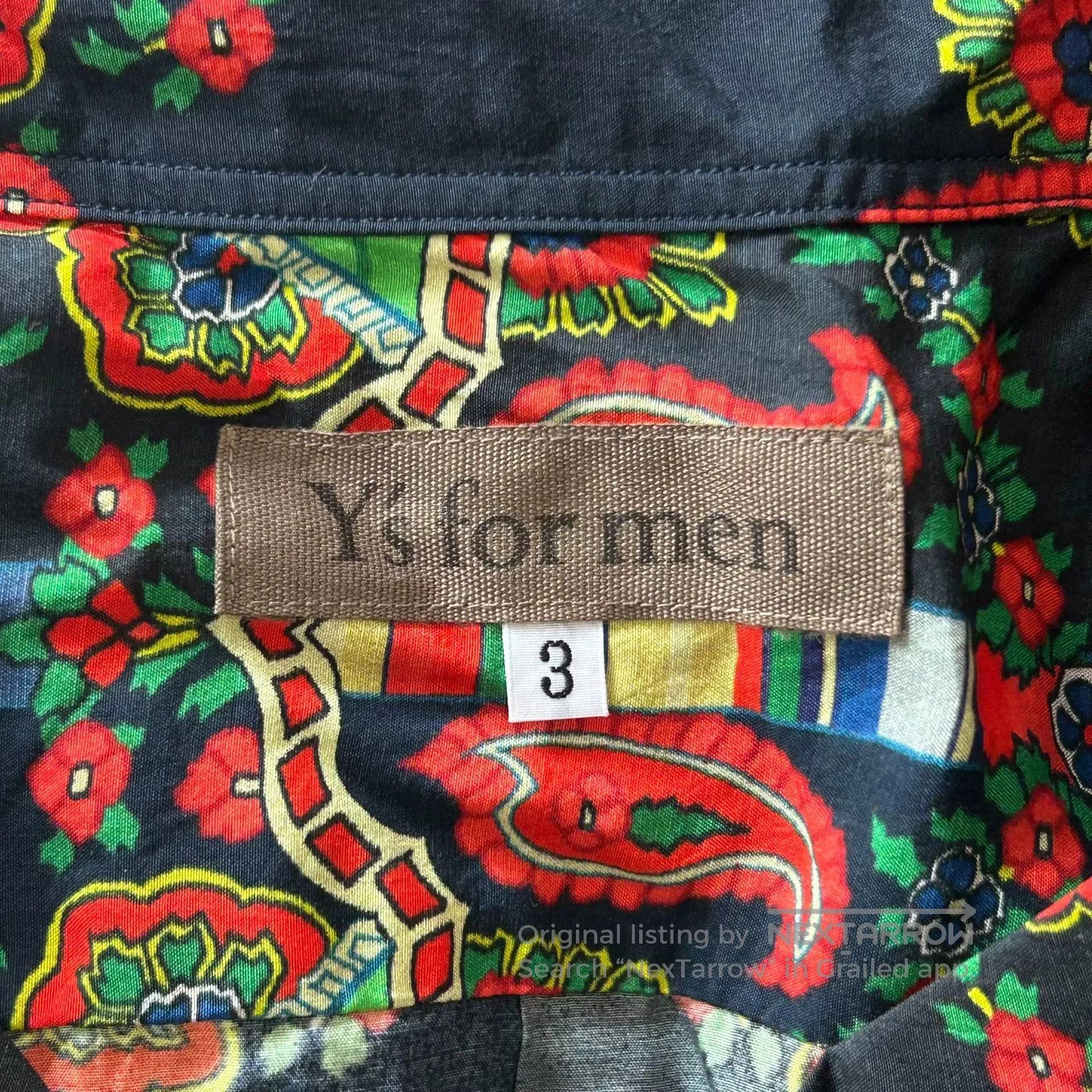 Y's for Men Yohji Yamamoto Silk Printed Shirt 04ss. Size US M / EU 48-50 / 2 - 7 Thumbnail