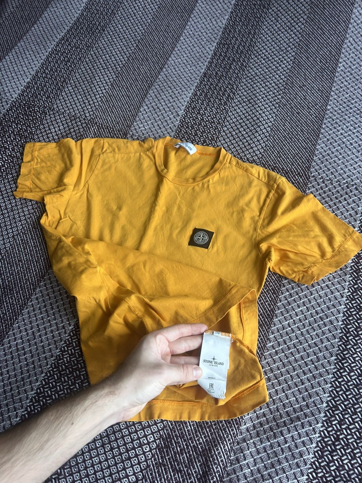 Stone Island Stone Island Junior Patch Logo T-shirt Basic Casual Size S Size US S / EU 44-46 / 1 - 11 Thumbnail