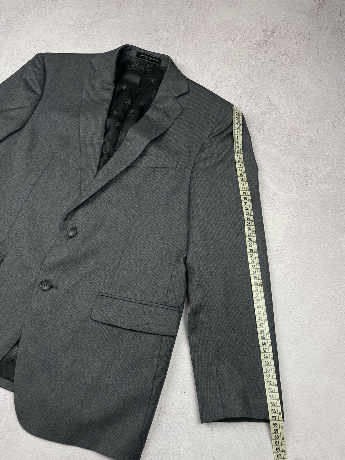 John Varvatos John Varvatos U.S.A. Mens Wool Blazer Jacket Size 40S/33S Size 40S - 15 Thumbnail