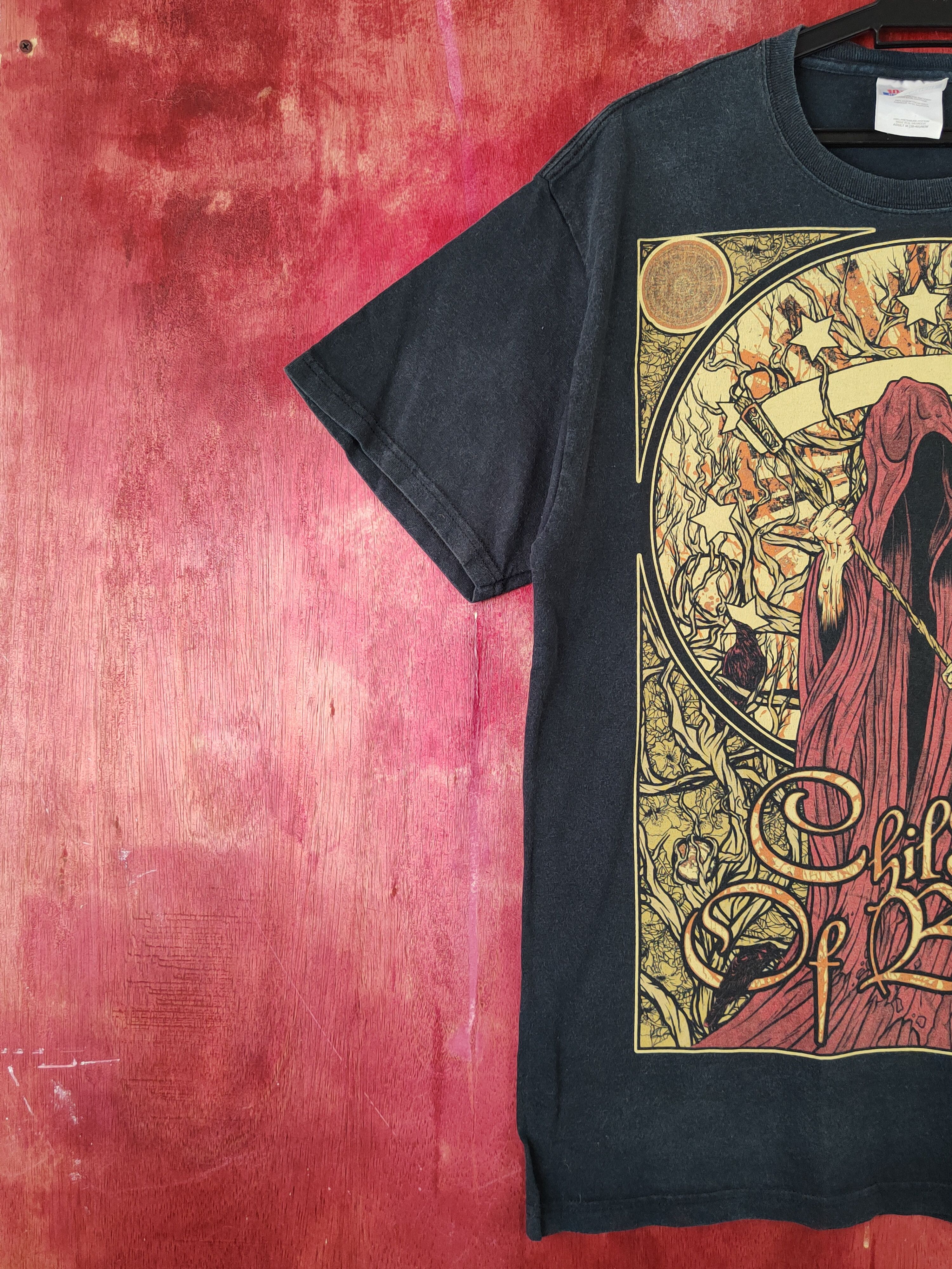 Band Tees DL Children Of Bodom Black Faded band tee #S2300 Size US M / EU 48-50 / 2 - 5 Thumbnail