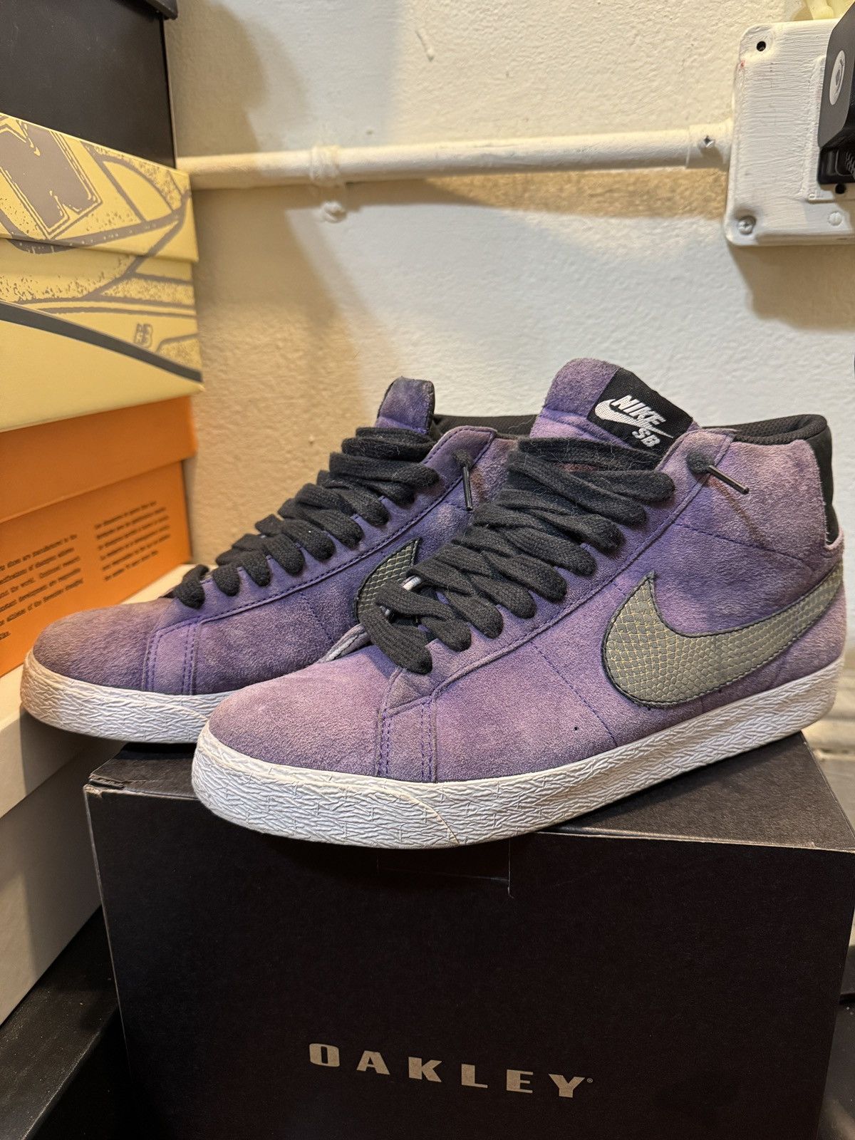 Nike × Vintage Nike SB Blazer - Varsity Purple Size US 10 / EU 43 - 1 Thumbnail