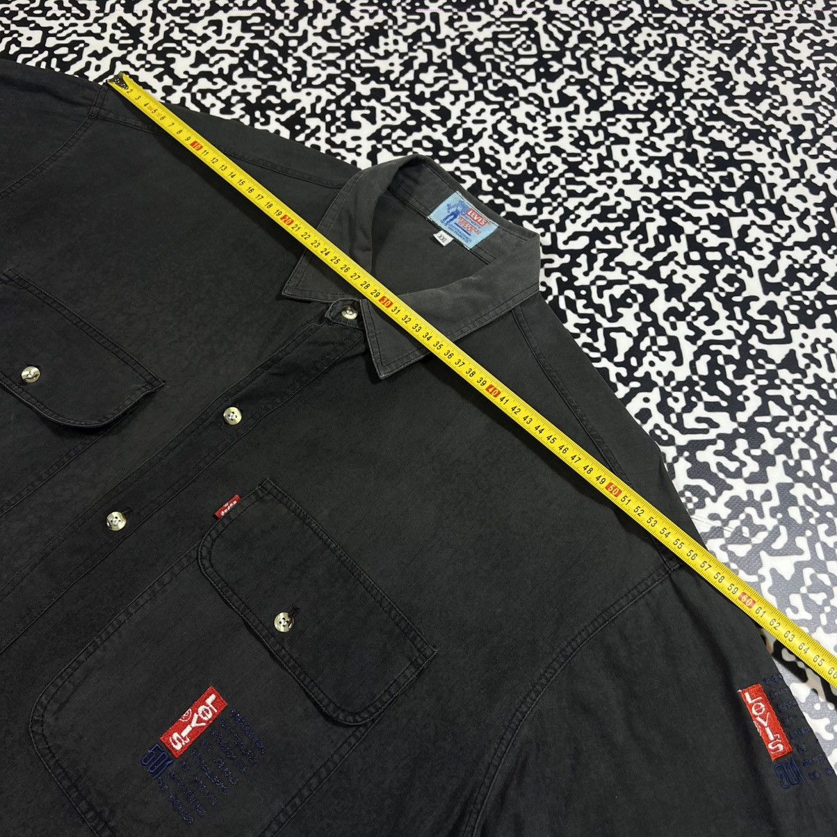 Levi's Vintage Clothing Vintage 80s Levis Western Shirt Faded Retro Casual Rare 90s Size US XXL / EU 58 / 5 - 12 Thumbnail