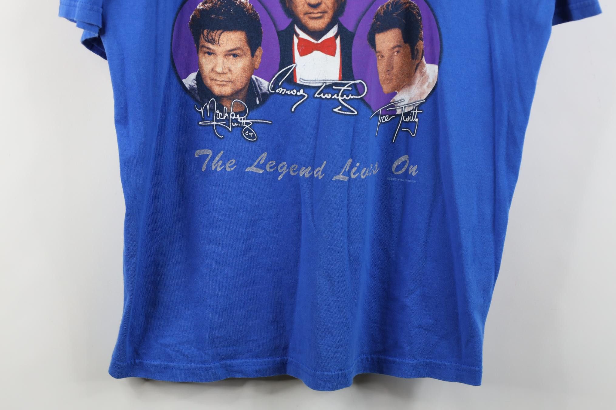 Gildan Vintage Y2K 2001 Autographed Michael Twitty Band T-Shirt Size US XL / EU 56 / 4 - 3 Thumbnail