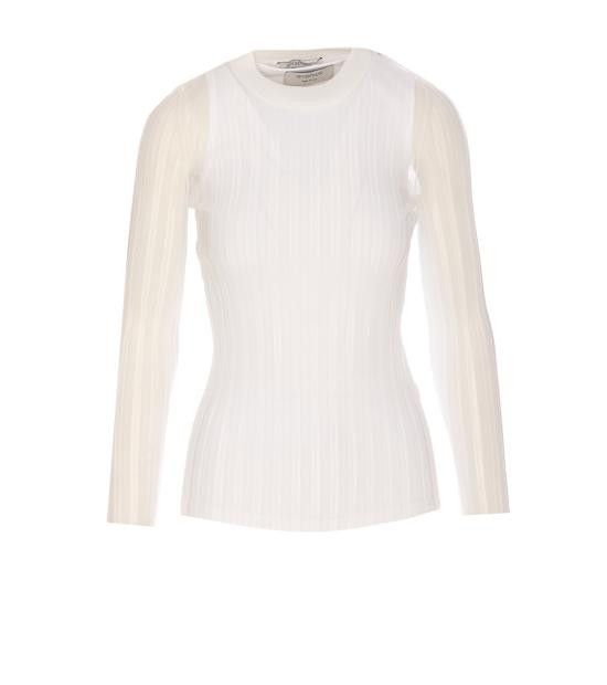 Sportmax SPORTMAX Women Sweater 2512381033600 ACINO1234 001 White Size L / US 10 / IT 46 - 1 Thumbnail