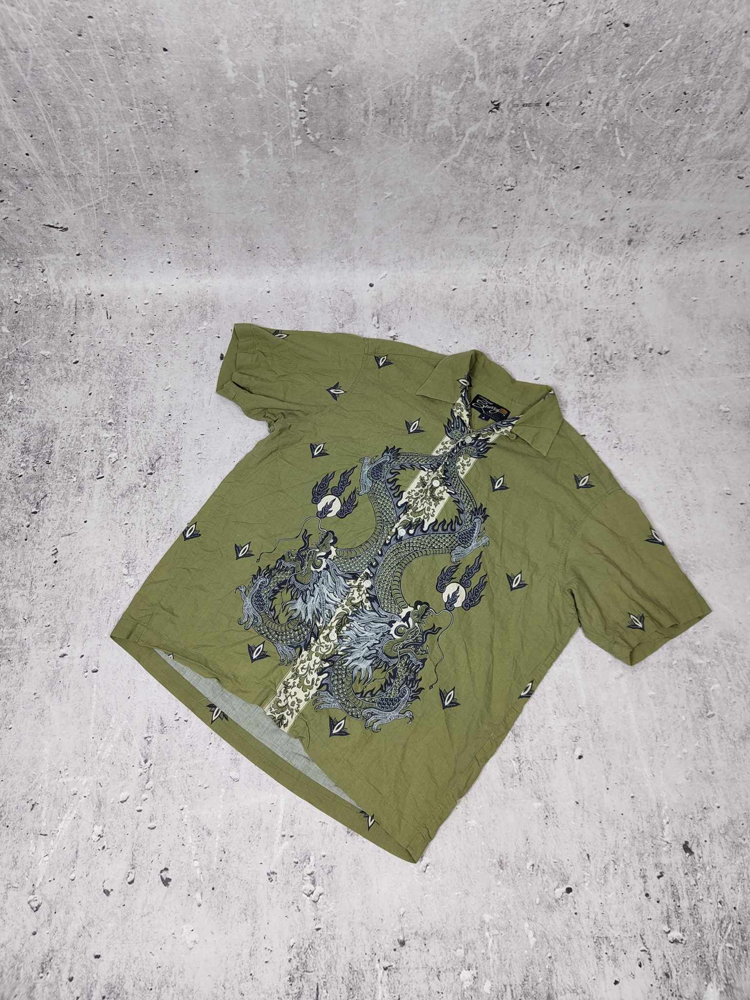 90s Vintage Stussy Hawaiian Shirt