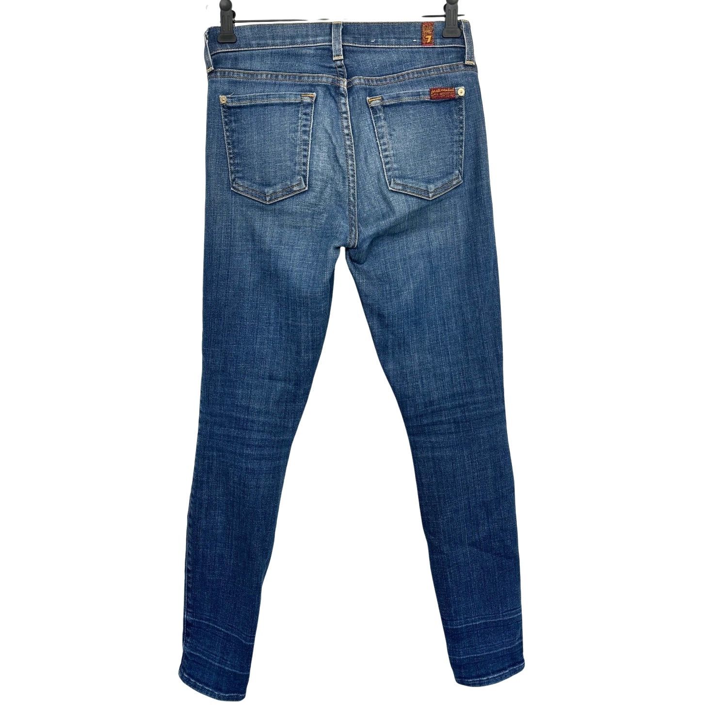 7 For All Mankind 7 For All Mankind The Skinny Ankle, Medium Blue Size 24" / US 00 / IT 34 - 3 Thumbnail